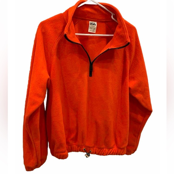 Love & Sports Mens  Sweatshirt Pullover Orange Size Large - Picture 5 of 8